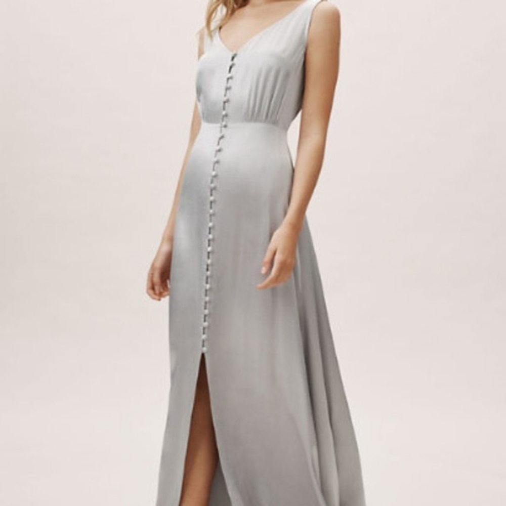 BHLDN Aletta dress in fog. Size Medium, NWT